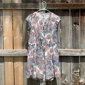 multi-colored paisley print dress 👗